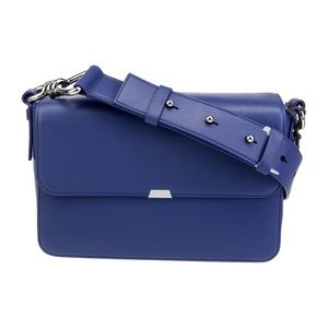 AllSaints Captain Leather Square Crossbody Bag / Purse